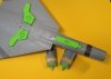 Omask 748125 Mirage 2000 wheel bay foam plugs (for Kinetic) 1/48